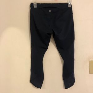 Athleta perforated Capri leggings